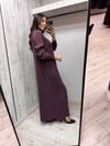 MİSSDALİDA 3264803 OUBERGİNE İPEK ELBİSE
