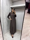 MİSSDALİDA 3264804 CACAO İPEK ELBİSE