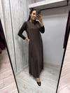 MİSSDALİDA 3264804 CACAO İPEK ELBİSE
