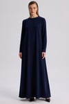 MİSSDALİDA 3264804 DARK NAVY İPEK ELBİSE
