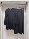 MİSSDALİDA 3266001 BLACK MERSERİZE TUNİK