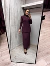 MİSSDALİDA 3266008 OUBERGİNE MERSERİZE TUNİK
