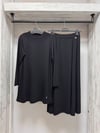 MİSSDALİDA 3266009 BLACK MERSERİZE TUNİK