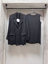 MİSSDALİDA 3266802 BLACK İPEK KOLSUZ TUNİK