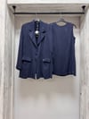 MİSSDALİDA 3266802 NAVY İPEK KOLSUZ TUNİK