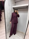 MİSSDALİDA 3267001 OUBERGİNE MERSERİZE PANTOLON
