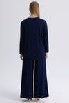 MİSSDALİDA 3267009 NAVY ÖNÜ FİTİLLİ  MERSERİZE  PANTOLON