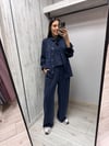 MİSSDALİDA 3268802 NAVY İPEK CEKET