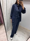 MİSSDALİDA 3268802 NAVY İPEK CEKET