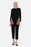 MİSSDALİDA 7000 BLACK YÜN PANTOLON