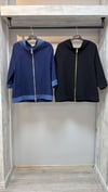 Missdalida 8203 İndigo Kumaş Ceket