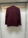 Missdalida T26K- 8207 Toga-Bordo Düğmeli Yün Ceket 