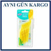 Tepe Angle Arayüz Fırçası Sarı 0,7 Mm 6'lı Paket