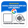 QR Kodlu NFC Akıllı İşletme Kartı 10x10 cm – Google Yorum, Instagram, WhatsApp ve Sosyal Medya