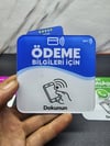 QR Kodlu NFC Akıllı İşletme Kartı 10x10 cm – Google Yorum, Instagram, WhatsApp ve Sosyal Medya
