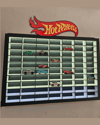 LED Aydınlatmalı Hot Wheels Araba Rafı| 70'li 1/64 Model Araç Sergileme Rafı