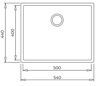 TEKA SQUARE 50.40 TG 3½ W/OVF SP BL (SİYAH)