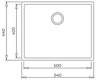 TEKA SQUARE 50.40 TG 3½ W/OVF SP AR (BEYAZ)