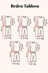  Kız Erkek Basic Şerit Detaylı Sweatshırt Takım Çocuk Takımı