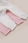 2'li Çıtçıtlı Tulum Pijama Uzun Kollu Mevsimlik Bebek Çocuk Nakışlı Tulum