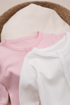 2'li Çıtçıtlı Tulum Pijama Uzun Kollu Mevsimlik Bebek Çocuk Nakışlı Tulum