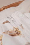 Bebek Çocuk Tulum Uzun Kollu Baskılı Fermuarlı Kız Erkek Pijama Tulum
