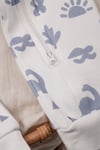 Bebek Çocuk Tulum Uzun Kollu Baskılı Fermuarlı Kız Erkek Pijama Tulum