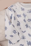Bebek Çocuk Tulum Uzun Kollu Baskılı Fermuarlı Kız Erkek Pijama Tulum