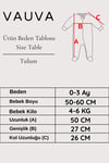 Bebek Tulum Baskılı ÇıtÇıtlı Bereli Uyku Tulumu Yenidoğan Bebek Tulumu
