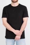 Düz Tişört Standart kalıp Bisiklet Yaka Unisex Basic Düz Kısa Kollu Tişört
