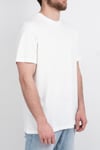 Düz Tişört Standart kalıp Bisiklet Yaka Unisex Basic Düz Kısa Kollu Tişört