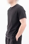 Düz Tişört Standart Kalıp Bisiklet Yaka Slim Fit Unisex Basic Düz Tişört V00876