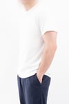 Düz Tişört Standart Kalıp Bisiklet Yaka Slim Fit Unisex Basic Düz Tişört V00876