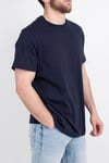 Düz Tişört Standart kalıp Bisiklet Yaka Unisex Basic Düz Kısa Kollu Tişört