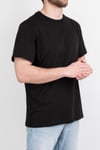 Düz Tişört Standart kalıp Bisiklet Yaka Unisex Basic Düz Kısa Kollu Tişört