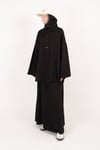 Fermuarlı Takım Oversize Nakışlı Yakalı Tesettür Takım