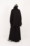 Fermuarlı Takım Oversize Nakışlı Yakalı Tesettür Takım