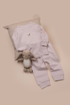 İkili Takım Kız Erkek Bebek Çocuk Nakışlı Pijama Takımı