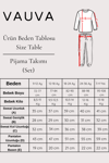 İkili Takım Kız Erkek Bebek Çocuk Nakışlı Pijama Takımı