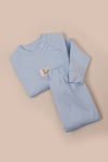 İkili Takım Kız Erkek Bebek Çocuk Nakışlı Pijama Takımı