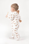 Kız & Erkek Bebek Çocuk Pijama Takımı Baskılı Uzun Kollu Pijama Takımı