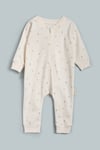Kız Erkek Bebek Tulumu Uzun Kollu Fermuarlı Pijama Tulum Baskılı Uyku Tulumu