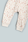 Kız Erkek Bebek Tulumu Uzun Kollu Fermuarlı Pijama Tulum Baskılı Uyku Tulumu