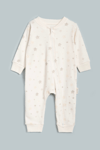 Kız Erkek Bebek Tulumu Uzun Kollu Fermuarlı Pijama Tulum Baskılı Uyku Tulumu