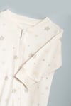 Kız Erkek Bebek Tulumu Uzun Kollu Fermuarlı Pijama Tulum Baskılı Uyku Tulumu