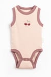 Kız Erkek Bebek Yeni Doğan Bisiklet Yaka Nakışlı Çıtçıtlı Body Zıbın