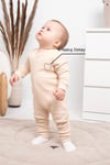 Kız Erkek Çocuk Bebek Tulumu - 3-24 Ay - Mevsimlik uzun kollu Tulum