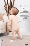 Kız Erkek Çocuk Bebek Tulumu - 3-24 Ay - Mevsimlik uzun kollu Tulum