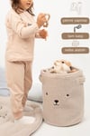 Kız Erkek Çocuk Pijama Takımı Uzun Kollu %100 Pamuklu Pijama Takımı