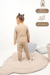 Kız Erkek Çocuk Pijama Takımı Uzun Kollu Pamuklu Pijama Takımı